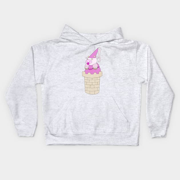 Princess! CowLick! Kids Hoodie by Atomic Lunchbox